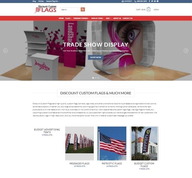 Website Development For Custom Flags WProDevs
